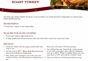 Your Perfect Christmas Turkey Recipe!
