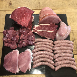 Christmas meat box, organic meat delivery box, meat boxes UK, buy meat online