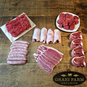 Christmas meat box, organic meat delivery box, meat boxes UK, buy meat online